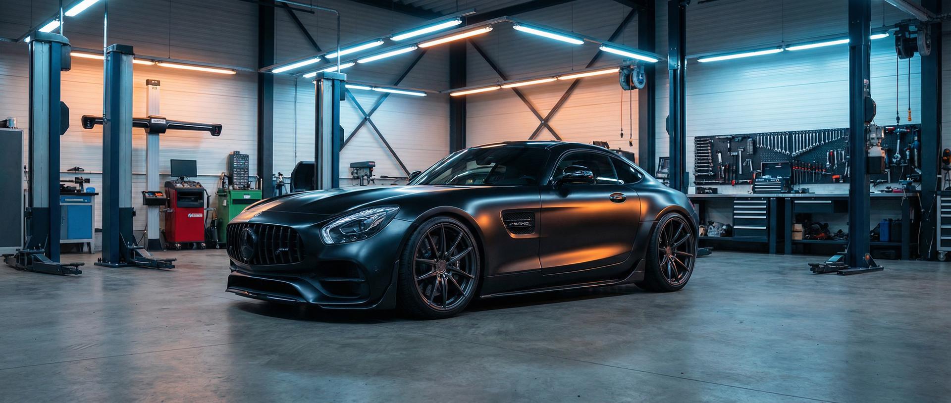 海角视频 AMG GT改装车间视频